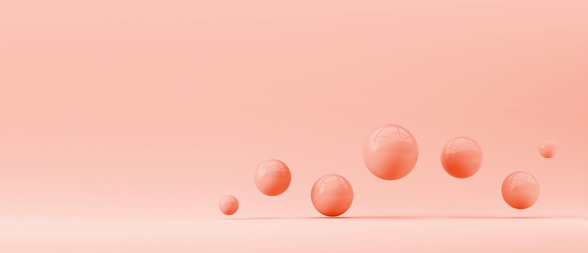 bouncing peach balls